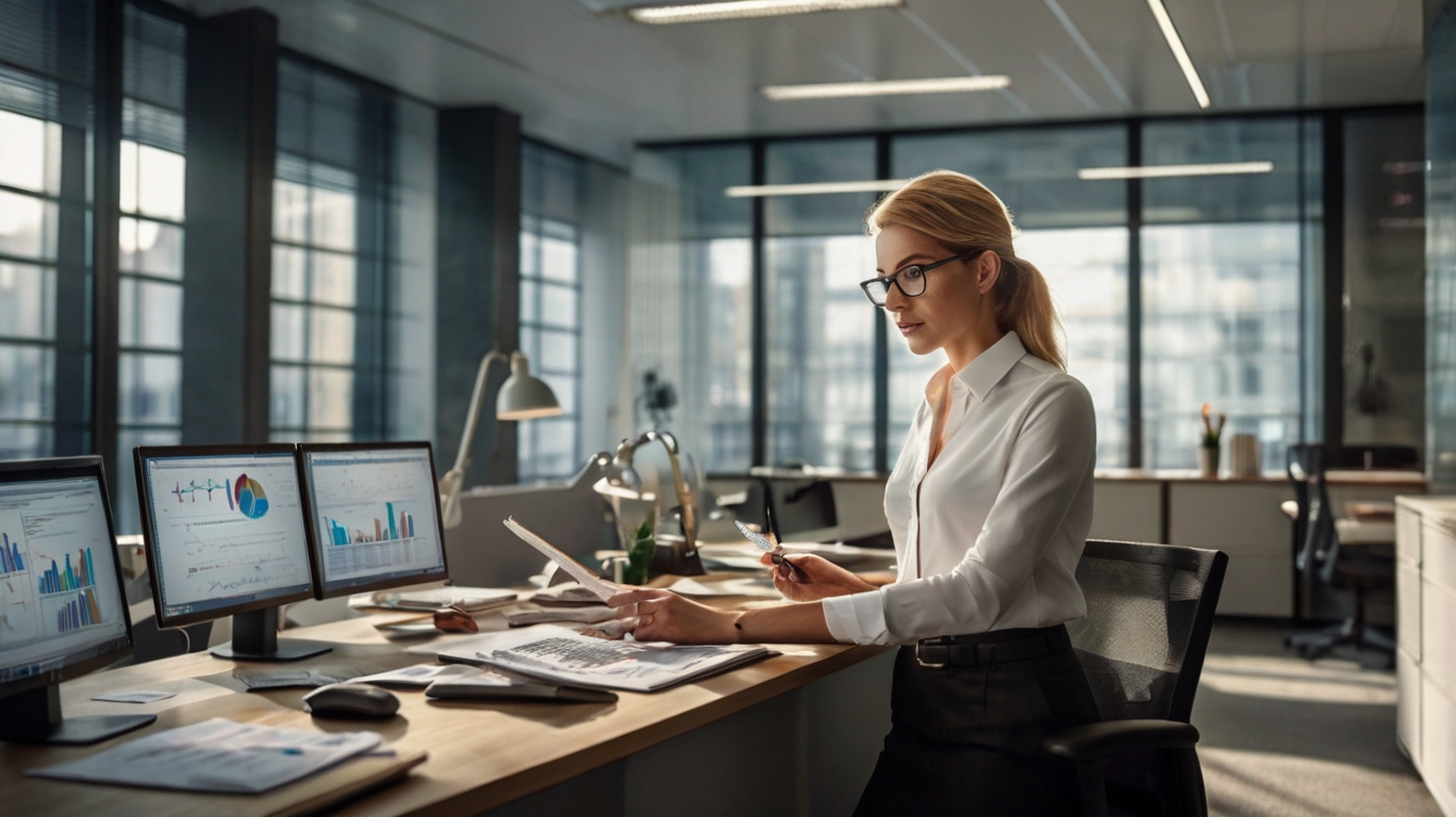 Professional financial auditing team